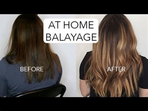Our model wears caramel blonde. HOW TO: DIY BALAYAGE - DARK HAIR - YouTube