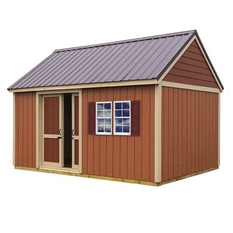 Best Barns Brookhaven 10 Ft X 16 Ft Storage Shed Kit With Floor