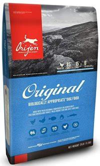 As a group, the brand features an average protein content of 44% and a mean fat level of 19%. Orijen Dog Food | Review | Rating | Recalls