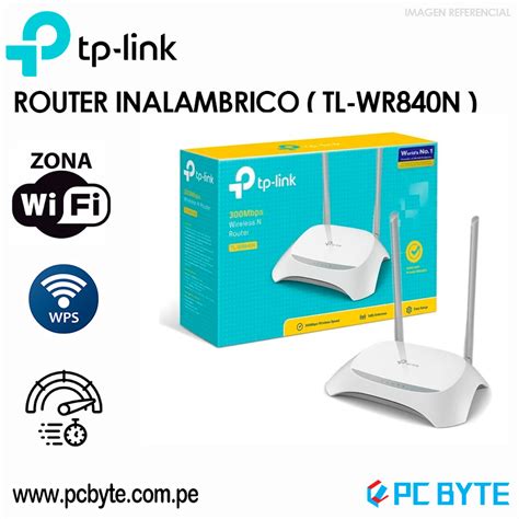 Router Inalambrico Tp Link Tl Wr840n 300 Mbps Venta De