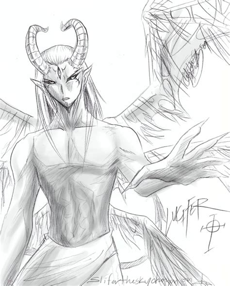 Lucifer Sketch At Explore Collection Of Lucifer Sketch