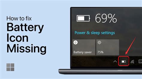 How To Fix Battery Icon Missing From Taskbar Windows 11 Youtube