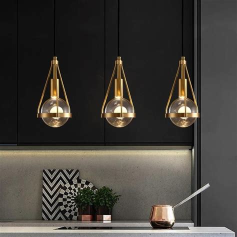 Gold Crystal Pendant Light Hanging Lighting Fixture Home Lighting Nordic Ceiling Lamp Art Deco