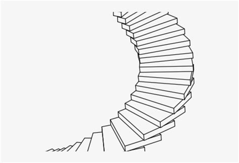 Stairs Clipart Winding Staircase Spiral Staircase Icon Transparent