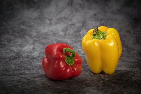 Red And Yellow Bell Peppers · Free Stock Photo