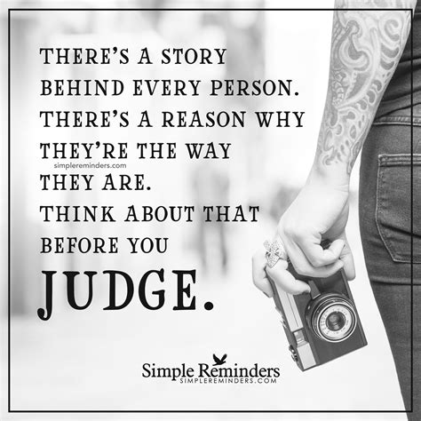 Think Before You Judge Someone Quotes Jule Im Ausland