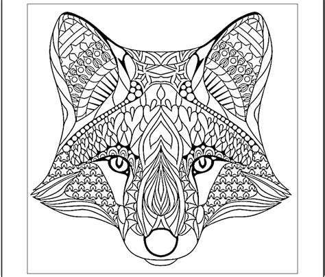 Fox Coloring Page Animals Coloring Page Fox Coloring