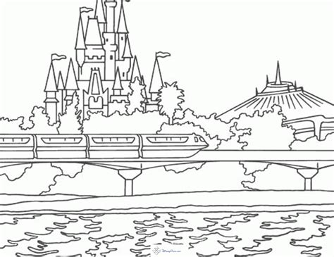 Disney World Coloring Pages Disney Coloring Pages