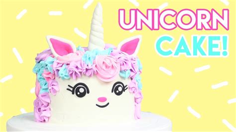 Use teardrop cutters or template i provide (link in blog post) to cut out 2 ears with 2 inner ear pieces. How to Make a UNICORN Cake! 💖🦄 - YouTube