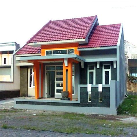Efeknya, penggunaan model atap ini akan membuat rumah nampak lebih lebar. ツ 50+ bentuk & model rumah minimalis sederhana di kampung ...