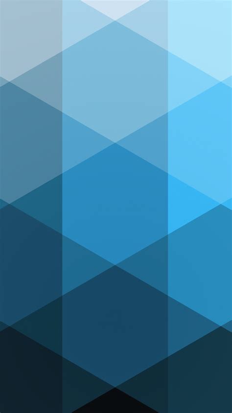 Blue Geometric Shapes Free Iphone Wallpapers ♥ Iphone