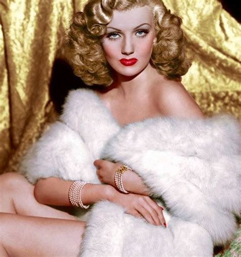 Dolores Moran Dolo Velma Moran Vintage Hollywood Colourist Bing Images Pin Up Fur Coat