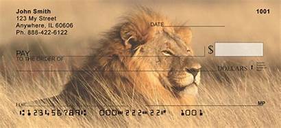 Lion Checks Majestic Lions Wildlife Animals 123cheapchecks