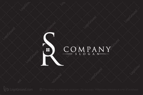 S And R Real Estate Modern Logo