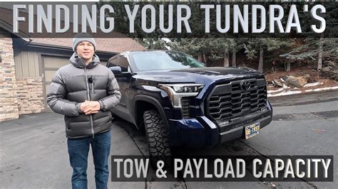 How To Determine Your Tundra Tow Capacity And Payload 2022 2023 Youtube