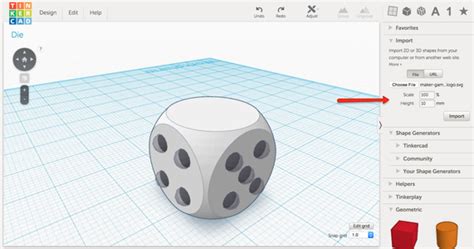 Create Custom 3d Printable Dice 6 Steps With Pictures Instructables