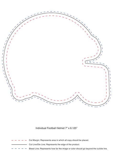 Football Helmet Template Scheme Download Printable Pdf Templateroller