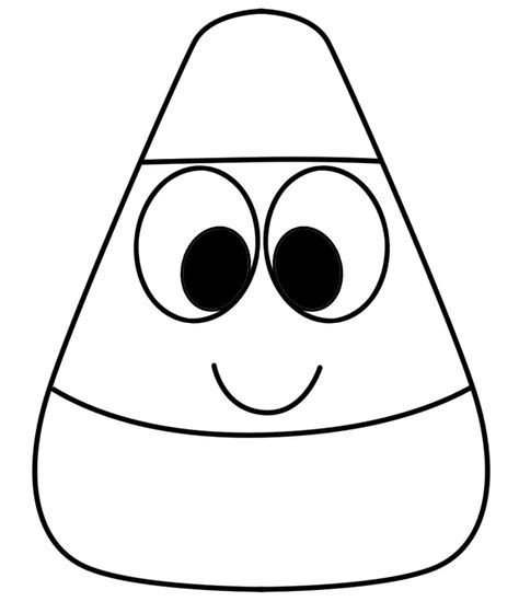 Sad Candy Corn Coloring Page Free Printable Coloring Pages For Kids
