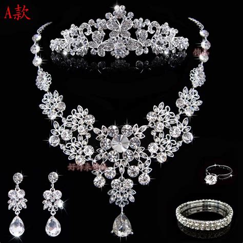 Artificial Diamond Bridal Jewelry Sets Bridal Jewellery Wedding Jewelry
