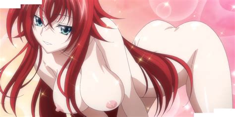 Rias Gremory High Babe Dxd Highres Screencap S Girl Ass Blue Eyes Breasts Demon