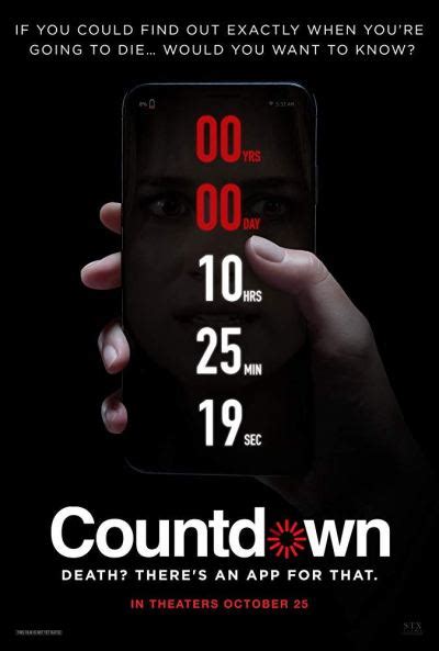 When a nurse downloads an app that claims to predict the moment a person will die, it tells her she only has three days to live. Countdown - 2019 - preview