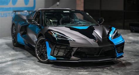 Eye Popping C8 Corvette Gets A Unique Camo Wrap Super Luxury Cars Best
