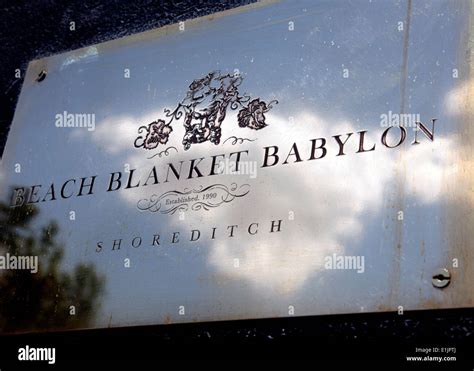 Beach Blanket Babylon Bar And Restaurant Shoreditch East London Stock