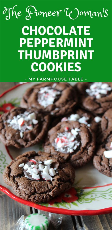 These festive sweets will get everyone in the holiday spirit. The Pioneer Woman Chocolate Peppermint Cookies | Recipe | Cookies recipes christmas, Chocolate ...