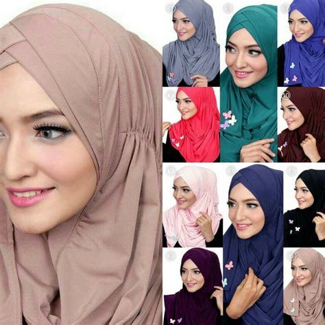 ♡maira slip in instant shawl♡ material jersey easy and comfy to wear suitable for daily casual