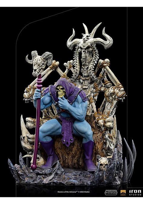 masters of the universe skeletor on throne deluxe 1 10 scale figure