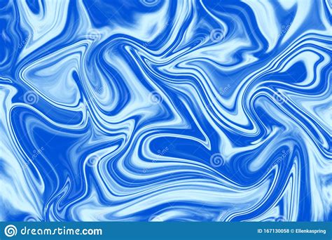 Color Of Year 2020 Blue And White Marble Texture Background Stock