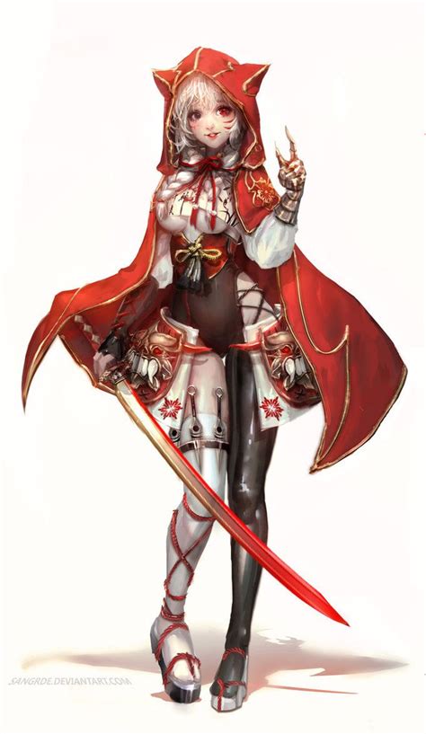 Red Hood Design By Sangrde On Deviantart Fantasy Character