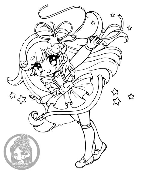 Fanart Free Chibi Colouring Pages Yampuffs Stuff Coloring Home
