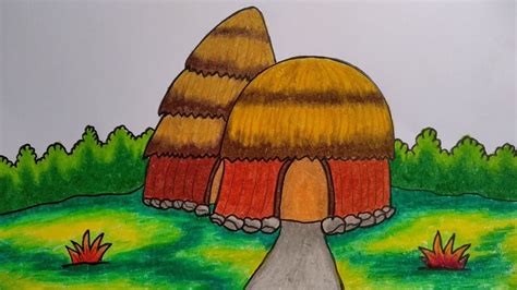 25 Inspirasi Keren Rumah Adat Papua Kartun Kharisma Charisma