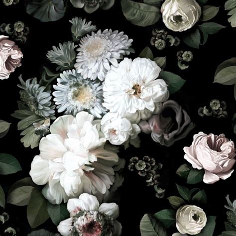 Dark Floral Wallpaper By Ellie Cashman Design Obsessed A Must For