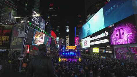 Times Square 2023 Ball Drop In New York City Full Video