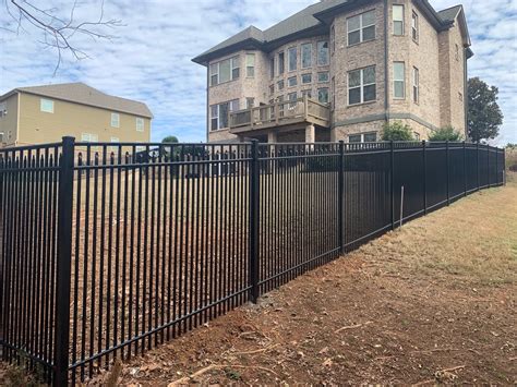 Residential Aluminum Fence with Gates - Natural Enclosures