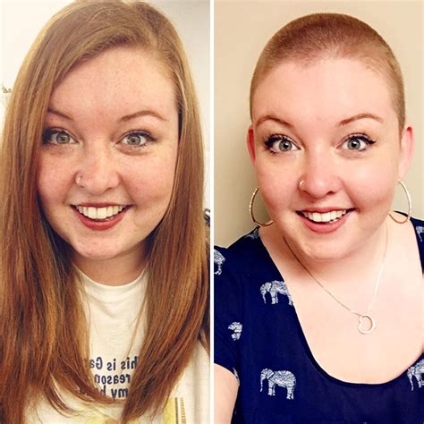 30 Pics Of People Before And After Cutting Their Long Hair To Donate It