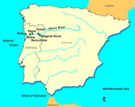 Rivers In Spain Map World Map Gray