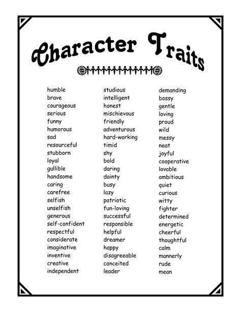 Character Traits School Reading Reading Classroom Teaching Reading