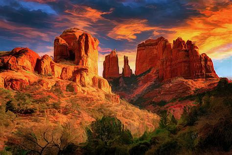 Sedona Sunset Art 9436 Photograph By Brian Adamson Fine Art America