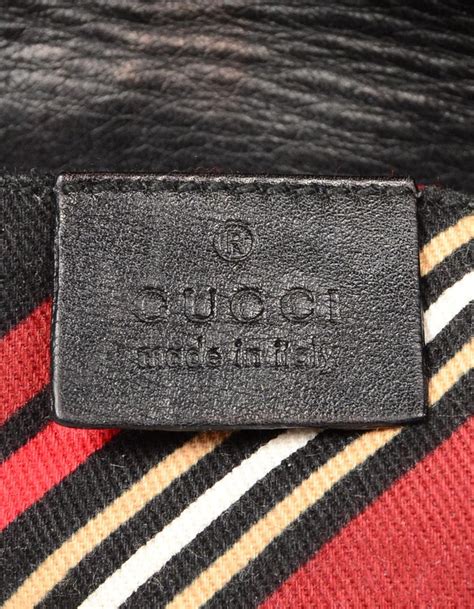 Gucci Black Leather Small Tassel Britt Shoulder Bag For Sale At 1stdibs