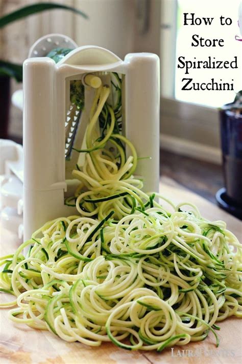 How To Store Spiralized Zucchini So You Can Spiralize Once And Have It