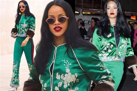 Rihanna Leaves Fans Green With Envy As She Shows Off Her Quirky Style In A Bright Floral