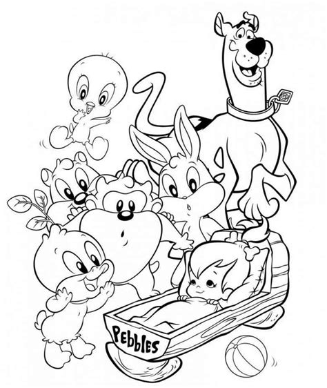 Dibujo De Baby Looney Tunes Para Colorear Y Pintar