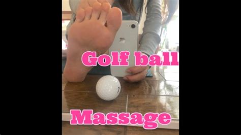 Golf Ball Massageゴルフボールで足裏マッサージ Youtube