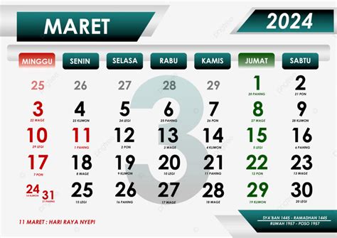 Kalender Tahun 2024 Lengkap Dengan Tanggal Merah Dan Cuti, 43% OFF