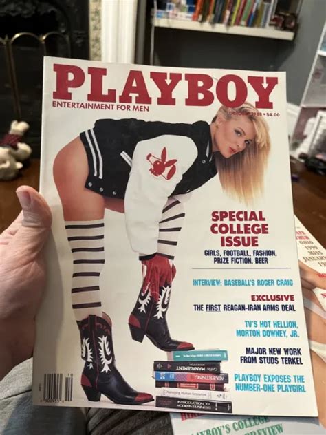 Playboy Magazine October Special College Issue Shannon Long