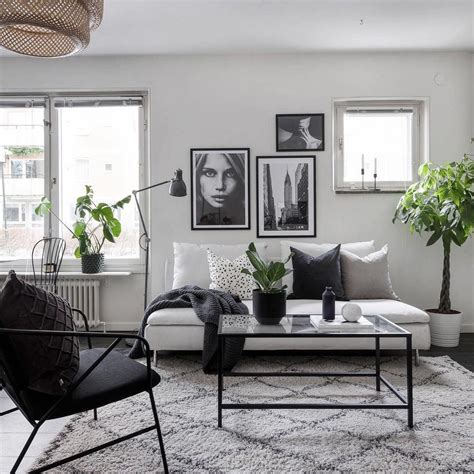 Maybe you would like to learn more about one of these? Monochrome living room #scandinaviandecor #monochrome # ...