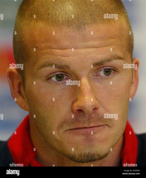 England Captain David Beckham Stock Photo Alamy